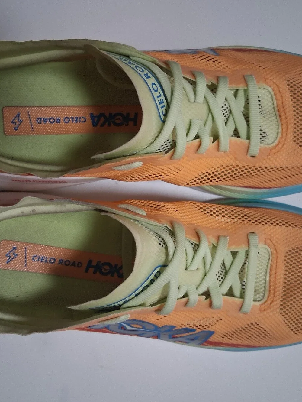 Hoka Cielo Road Running Shoe Orange Women's Size 10, Men's 8.5